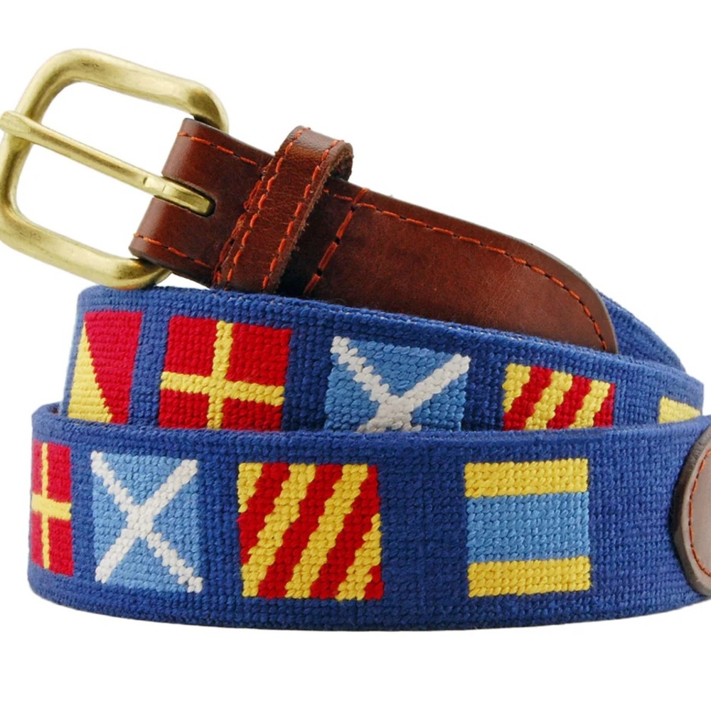 Smathers & Branson Dark n' Stormy Belt (Classic Navy) size 36